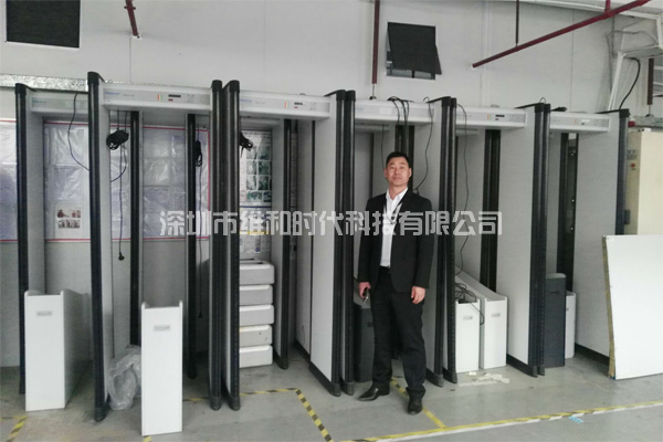 崇州君健塑膠采購維和時代科技7臺METOR6S進口安檢門[圖]