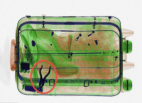 意公司揭露機場安檢員如何通過X光圖像辨認違禁品